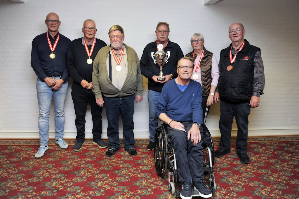 Det kombinerede hold fra Kjellerup og Omegns Motorklub og Randers Auto Sport vandt klubturneringen.
(Foto: Morten Alstrup)